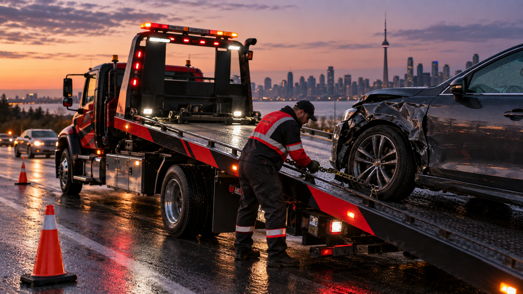 Professional collision vehicle recovery